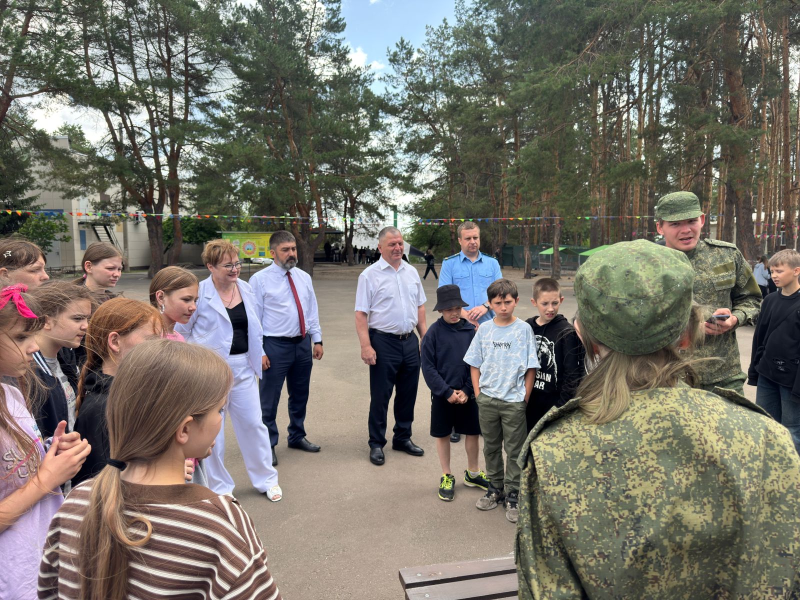 20 июня с рабочим визитом  МКУ ДОЛ «Солнышко» им. Ю.Т.Титова.