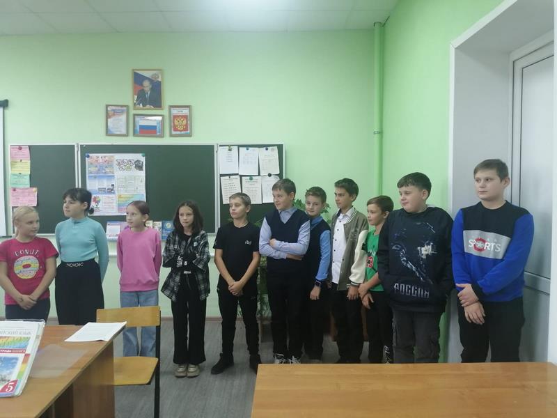 Беседа «Наше будущее в наших руках» проведена 24 октября.