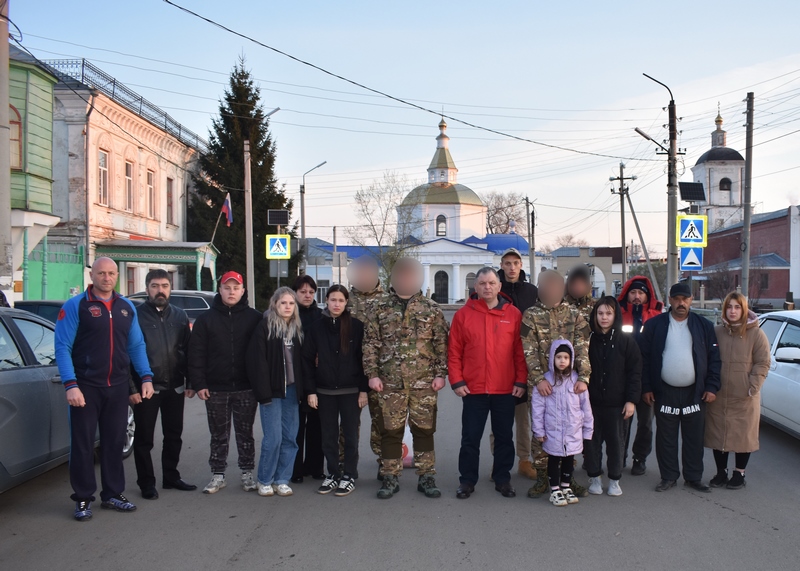 Калачеевцы направились на сборный пункт Министерством обороны.