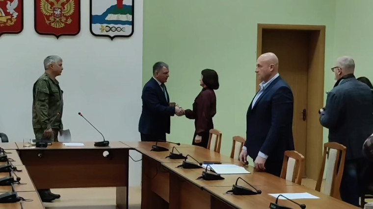Вручение ордена Мужества. Вручение ордена Мужества.